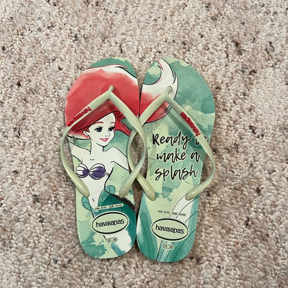 Women’s Disney The Little Mermaid Ariel Havaianas Flip Flops